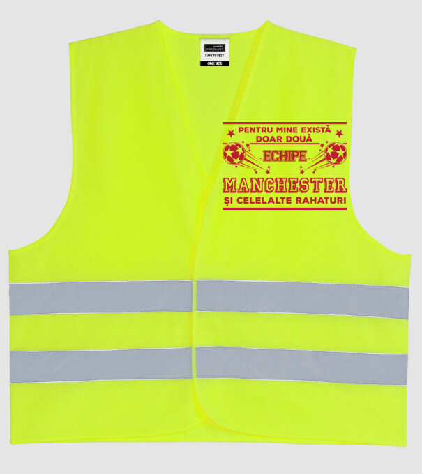 Pentru mine există doar două echipe, Manchester și celelalte rahaturi model galben neon pe tricou