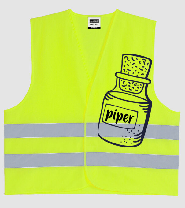piper model galben neon pe tricou