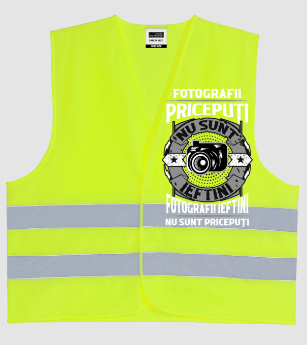 fotografii pricepuți nu sunt ieftini, fotografii ieftini nu sunt pricepuți model galben neon pe tricou