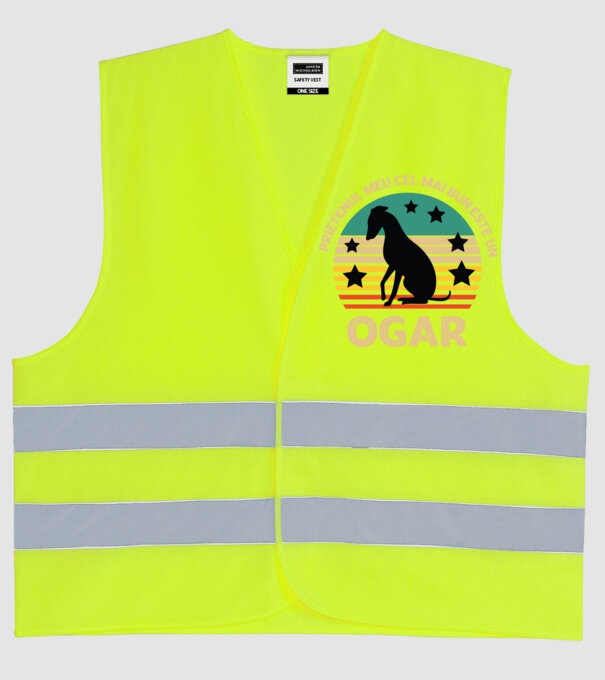 Prietenul meu cel mai bun este un ogar model galben neon pe tricou