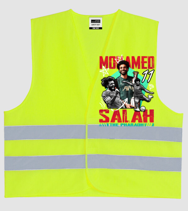 Salah tribute model galben neon pe tricou