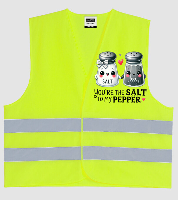 Salt to my Pepper model galben neon pe tricou