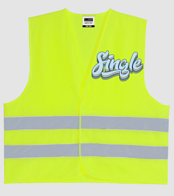 single model galben neon pe tricou