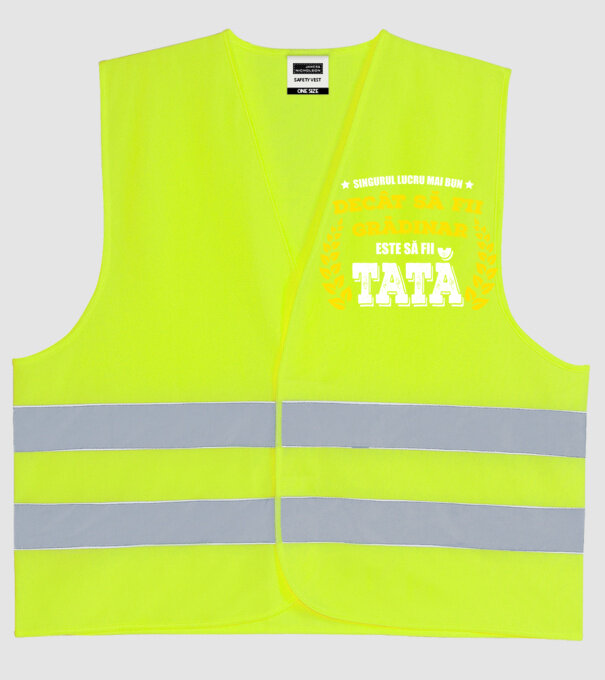 Singurul lucru mai bun decât să fii grădinar este să fii tată model galben neon pe tricou