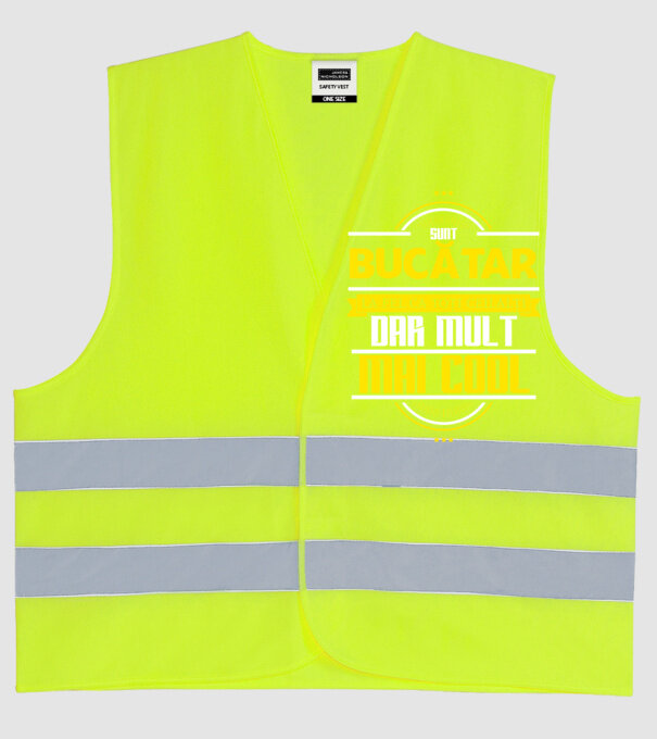 Sunt bucătar, la fel ca toți ceilalți, dar mult mai cool model galben neon pe tricou