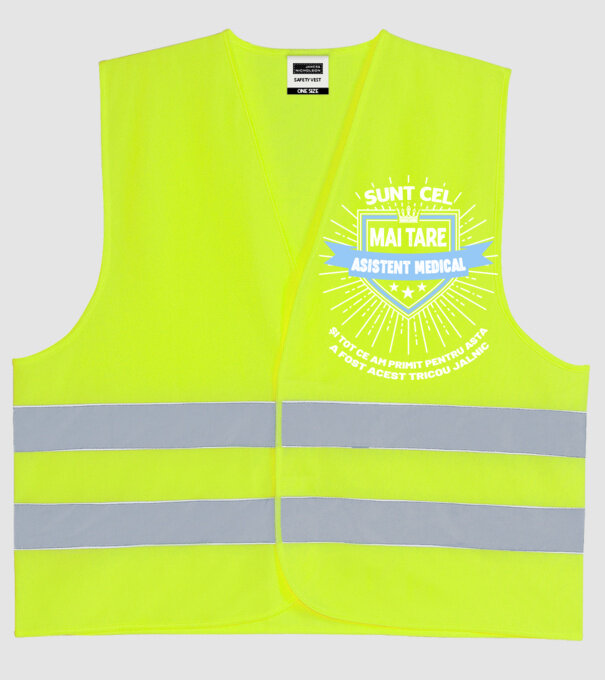 Sunt cel mai tare asistent medical și tot ce am primit pentru asta a fost acest tricou jalnic model galben neon pe tricou