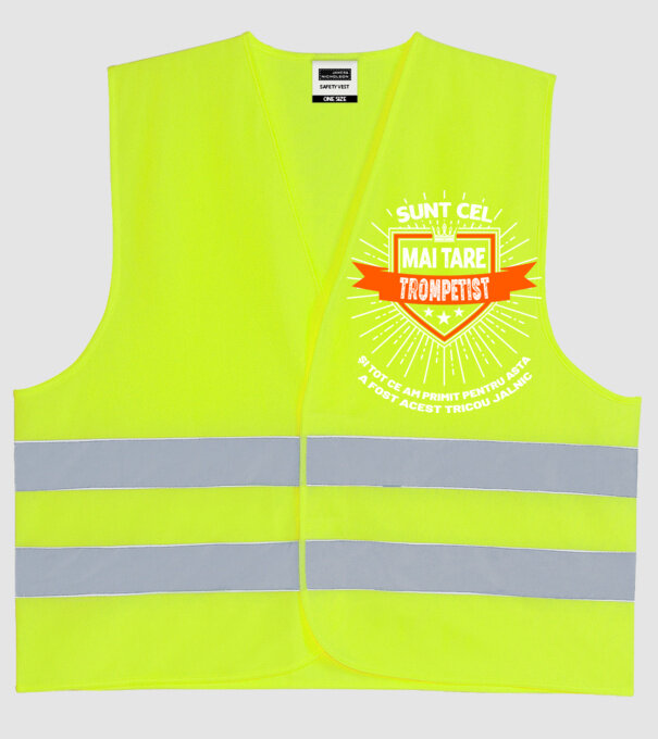 sunt cel mai tare trompetist și tot ce am primit pentru asta a fost acest tricou jalnic model galben neon pe tricou