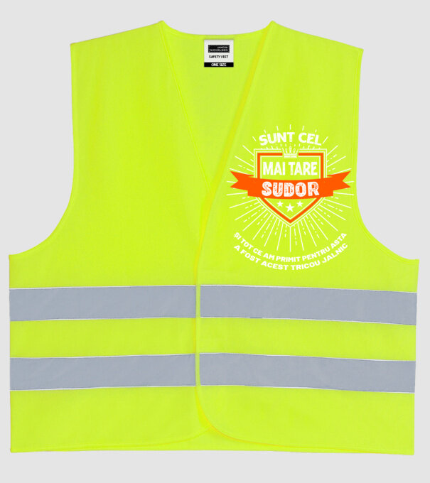 Sunt cel mai tare sudor și tot ce am primit pentru asta a fost acest tricou jalnic model galben neon pe tricou