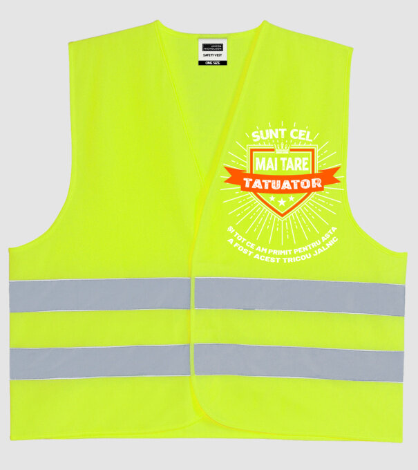 sunt cel mai tare tatuator și tot ce am primit pentru asta a fost acest tricou jalnic model galben neon pe tricou