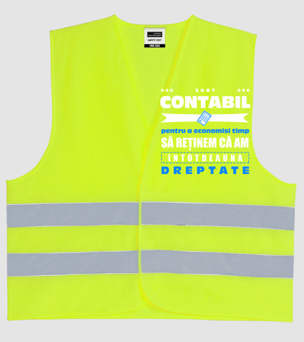 sunt contabil, pentru a economisi timp, să reținem că am întotdeauna dreptate D3386618 model galben neon pe tricou