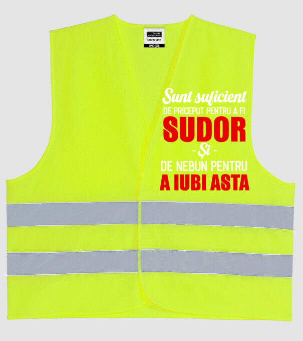 Sunt suficient de priceput pentru a fi SUDOR și suficient de nebun pentru a iubi asta model galben neon pe tricou