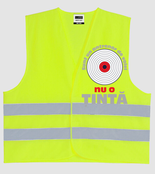 Sunt un antrenor de volei, nu o țintă model galben neon pe tricou