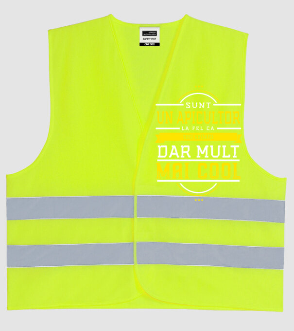 sunt un apicultor, la fel ca toți ceilalți, dar mult mai cool model galben neon pe tricou