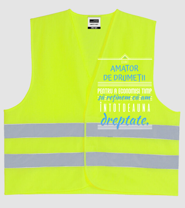 sunt amator de drumeții - pentru a economisi timp, să reținem că am întotdeauna dreptate model galben neon pe tricou