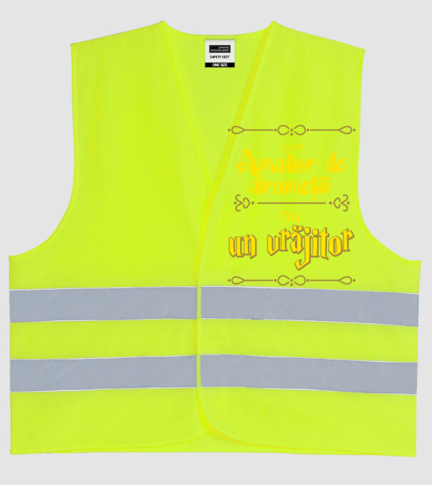Sunt amator de drumeții, nu un vrăjitor model galben neon pe tricou