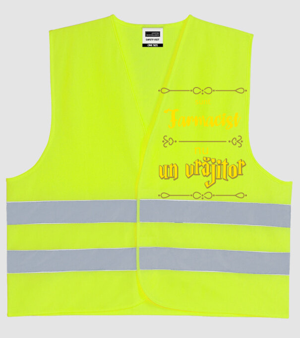 Sunt farmacist, nu un vrăjitor model galben neon pe tricou