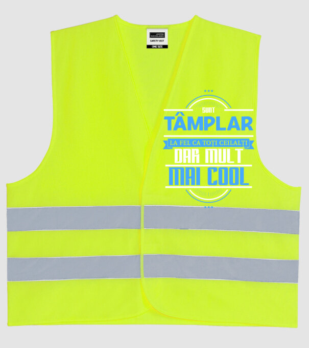 Sunt tâmplar, la fel ca toți ceilalți, dar mult mai cool model galben neon pe tricou