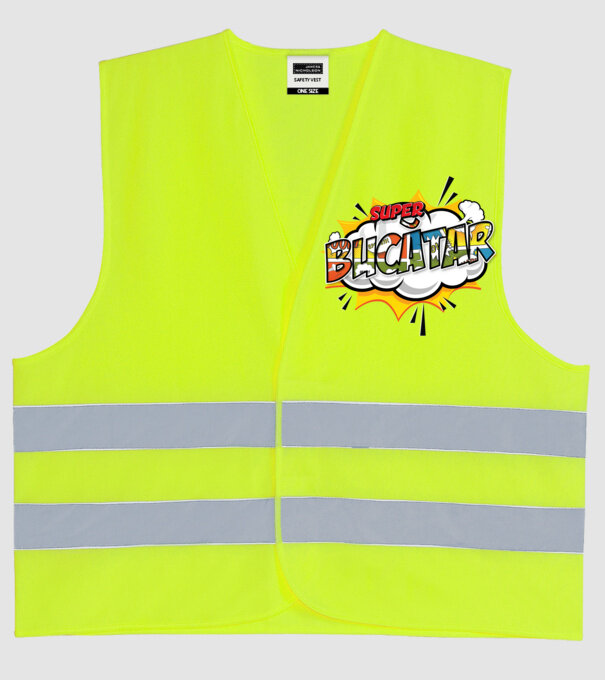 Super Bucătar model galben neon pe tricou
