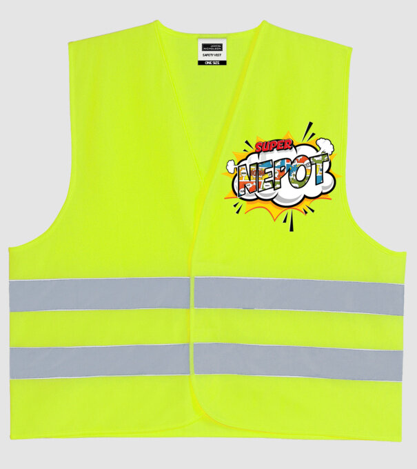 Super Nepot model galben neon pe tricou