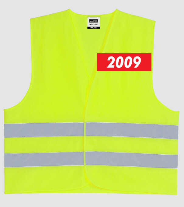 Supreme Birthday 2009 model galben neon pe tricou