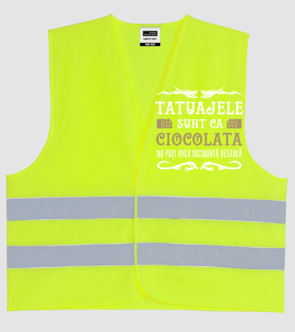Tatuajele sunt ca ciocolata, nu poți avea niciodată destulă model galben neon pe tricou