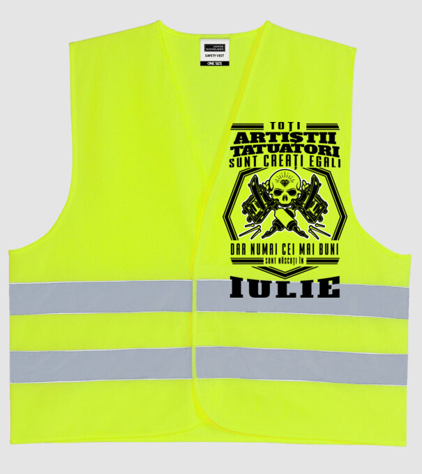 Toți artiștii tatuatori sunt creați egali iulie model galben neon pe tricou