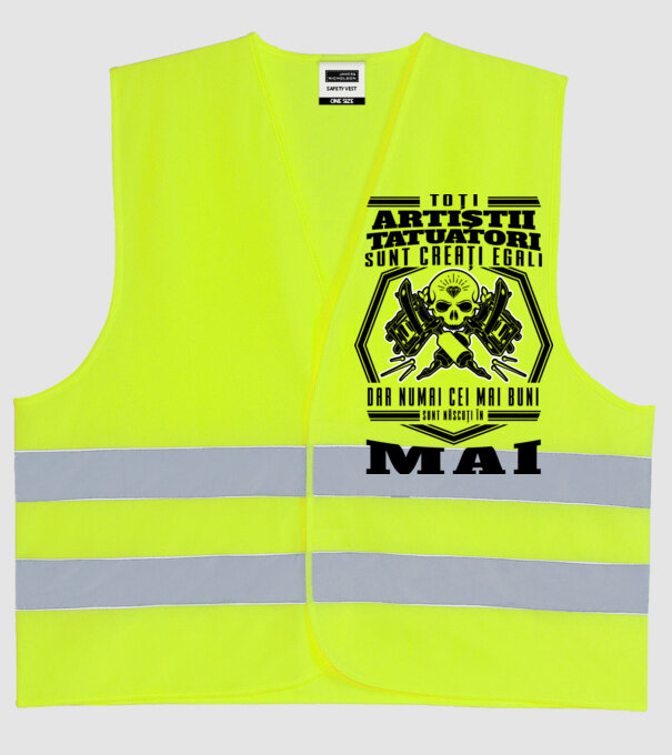 Toți artiștii tatuatori sunt creați egali mai model galben neon pe tricou