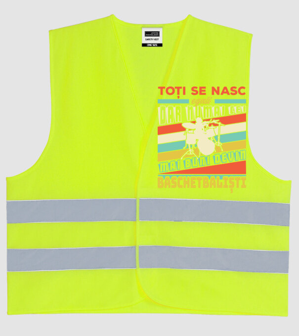 toți se nasc egali, dar numai cei mai buni devin bateriști model galben neon pe tricou