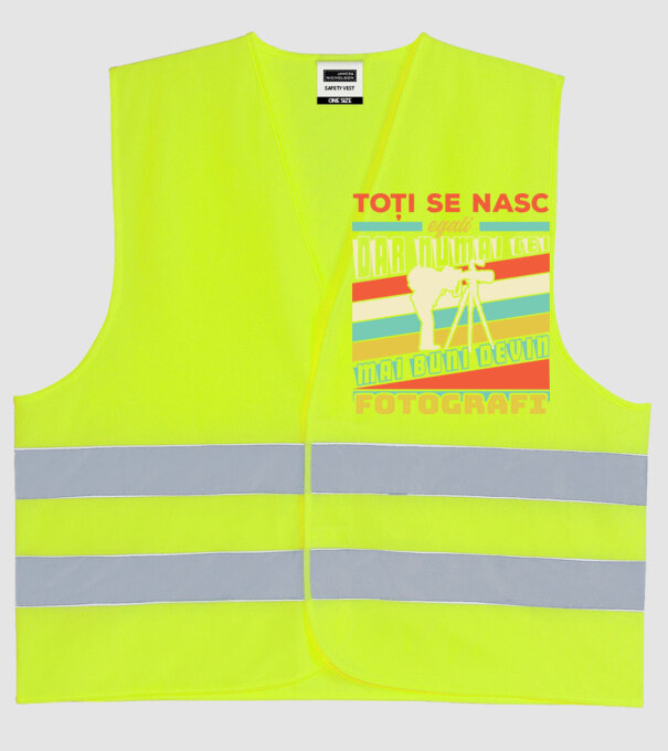 toți se nasc egali, dar numai cei mai buni devin fotografi model galben neon pe tricou