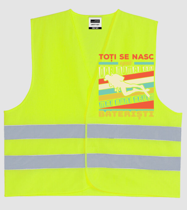 toți se nasc egali, dar numai cei mai buni devin scafandri model galben neon pe tricou