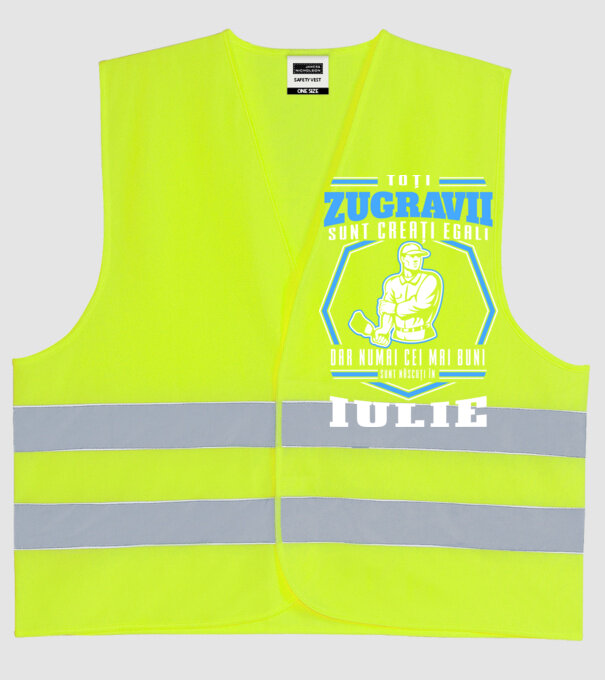 Toți zugravii sunt creați egali, dar numai cei mai buni sunt născuți în iulie model galben neon pe tricou