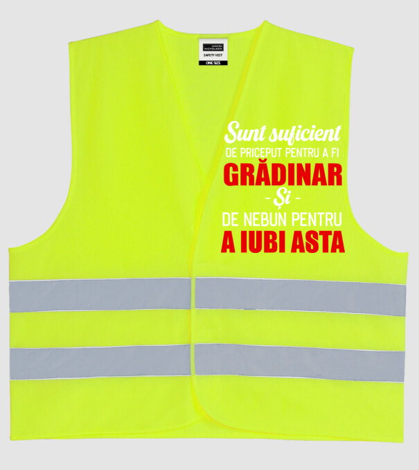 sunt suficient de priceput pentru a fi un super grădinar și suficient de nebun pentru a iubi asta model galben neon pe tricou