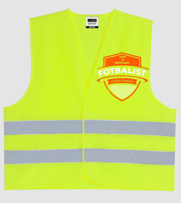 FOTBALIST unic și inimitabil calitate premium model galben neon pe tricou