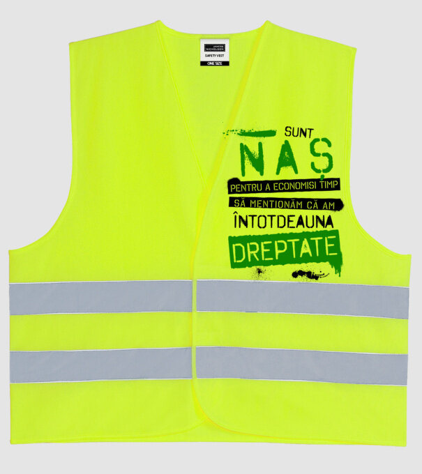 Sunt naș - pentru a economisi timp, să menționăm că am întotdeauna dreptate! model galben neon pe tricou