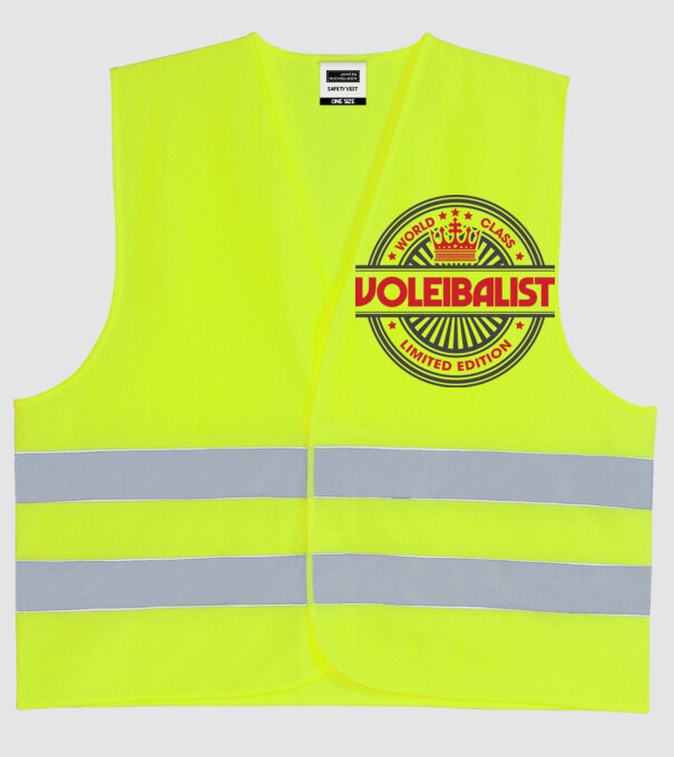 voleibalist model galben neon pe tricou