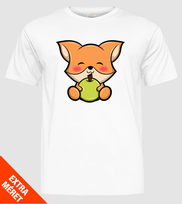 Baby Fox model alb pe tricou