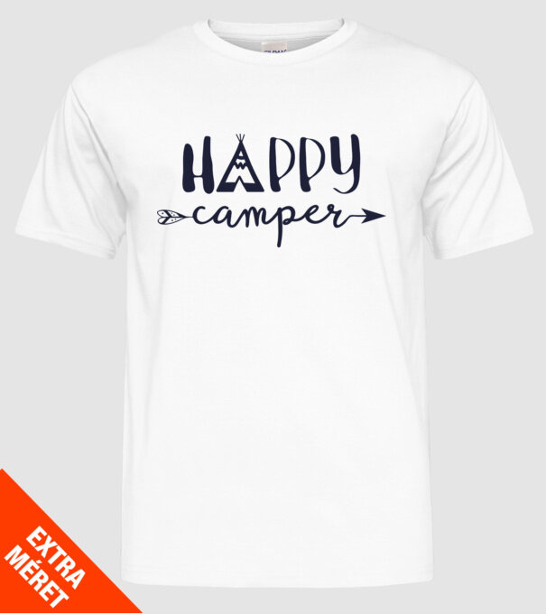 Camper tepee model alb pe tricou