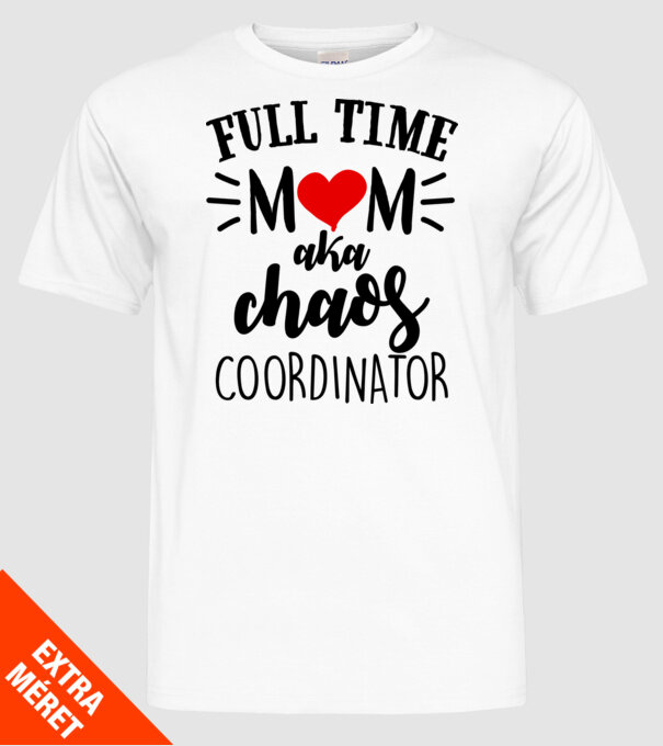 Chaos Coordinator model alb pe tricou