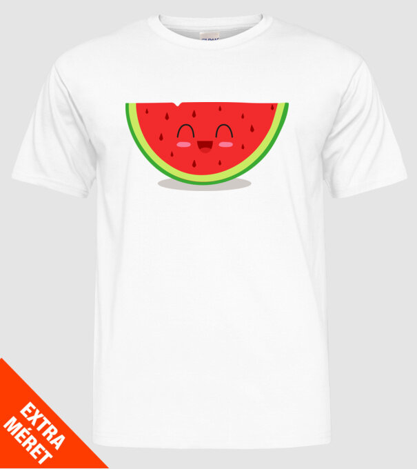 Pepene model alb pe tricou