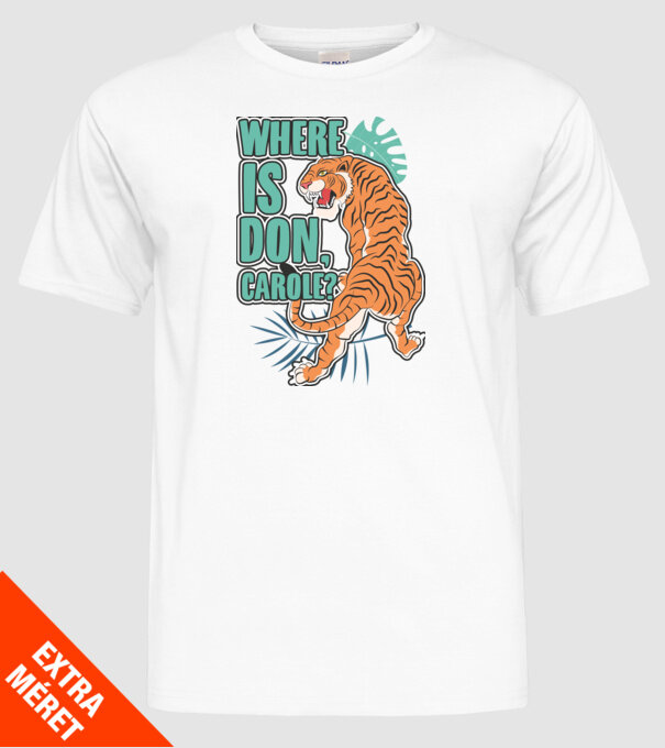 DonCarole model alb pe tricou