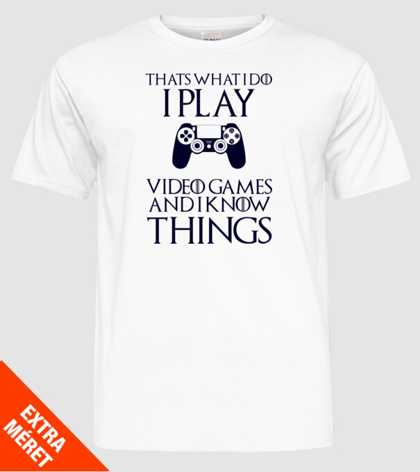 Gaming of Thrones model alb pe tricou