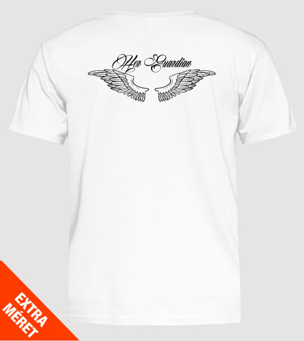 Her Guardian 2 model alb pe tricou