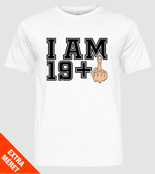 Funny Birthday I am 20 model alb pe tricou