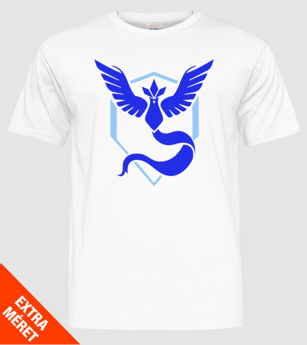 Mystic team logo model alb pe tricou