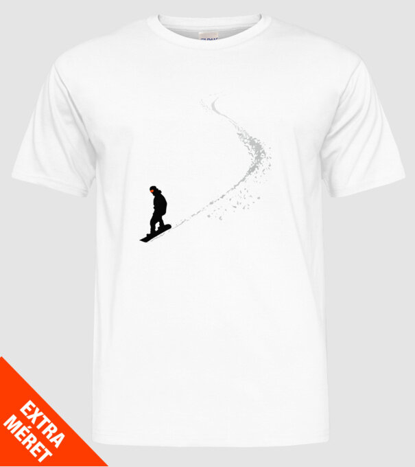 Slope Pantă model alb pe tricou