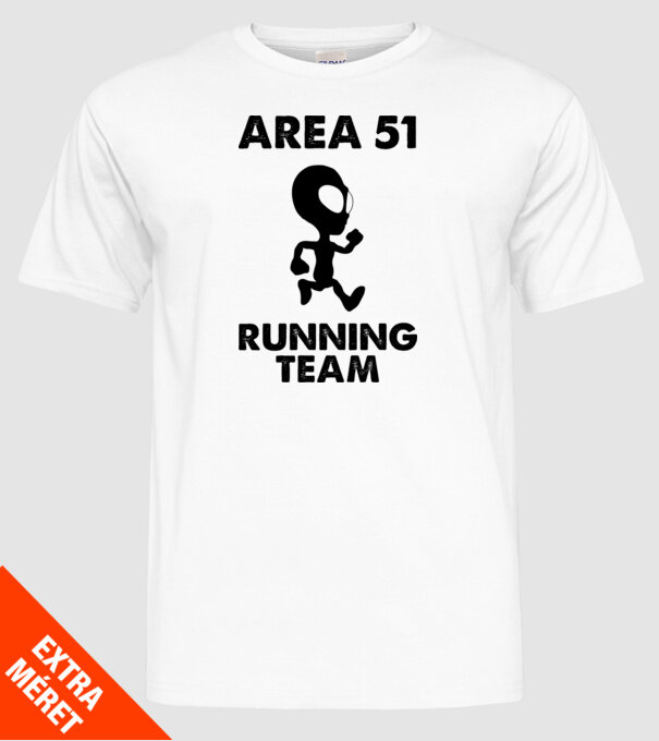 Storm area 51 running team black model alb pe tricou