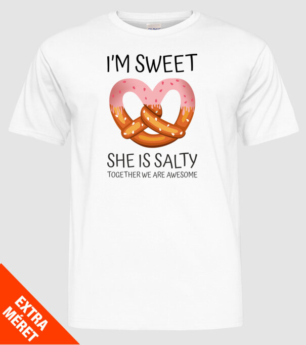 Sweet Friend model alb pe tricou