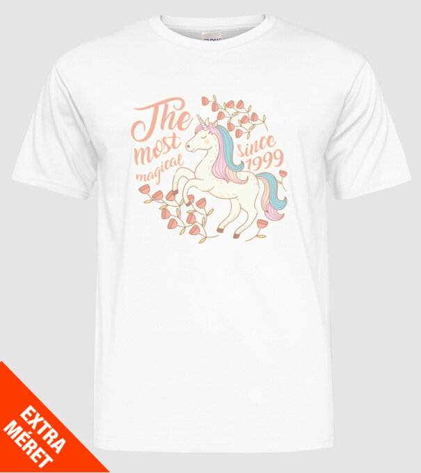 The most magical unicorn 1999 model alb pe tricou