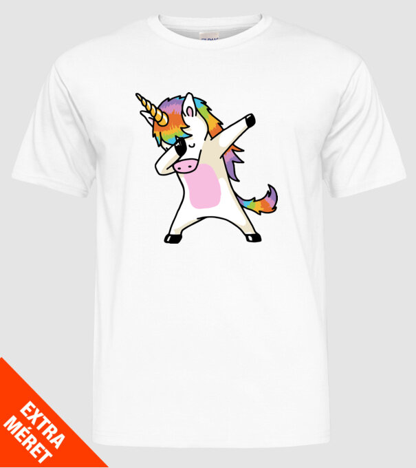 UNIDAB model alb pe tricou