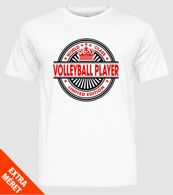 World class VOLEIBALIST model alb pe tricou